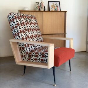 Fauteuil esprit Louboutin